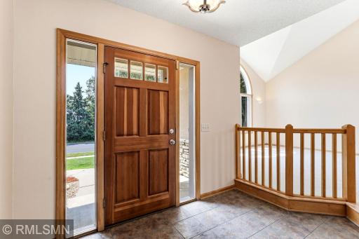The Front Entry is open and comfortable!
