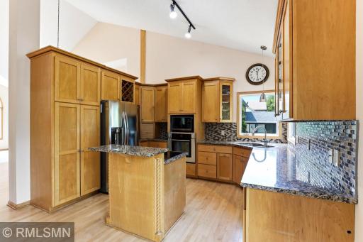 Plenty of room for prep and a double door pantry for storage