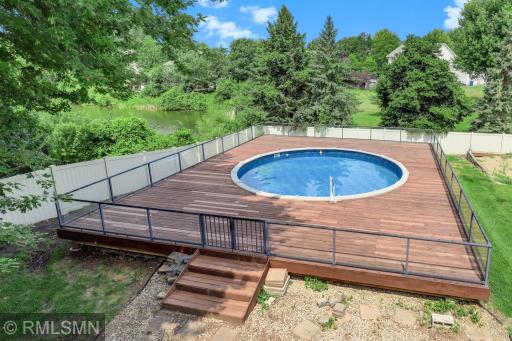 Very Nice railed pool deck