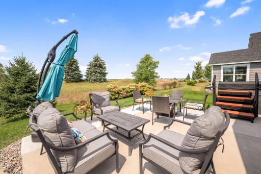 Private backyard views