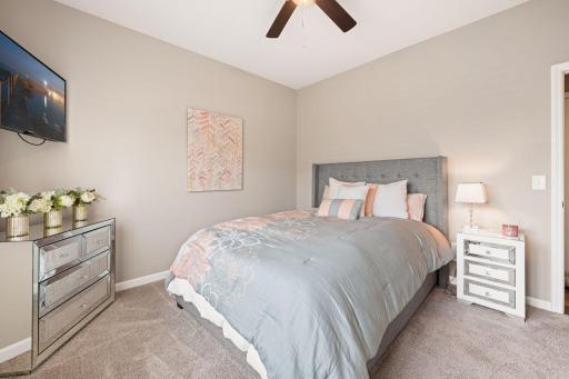 Sun-filled 2nd bedroom at the front of the home