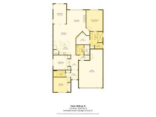 Floorplan - estimated room dimensions