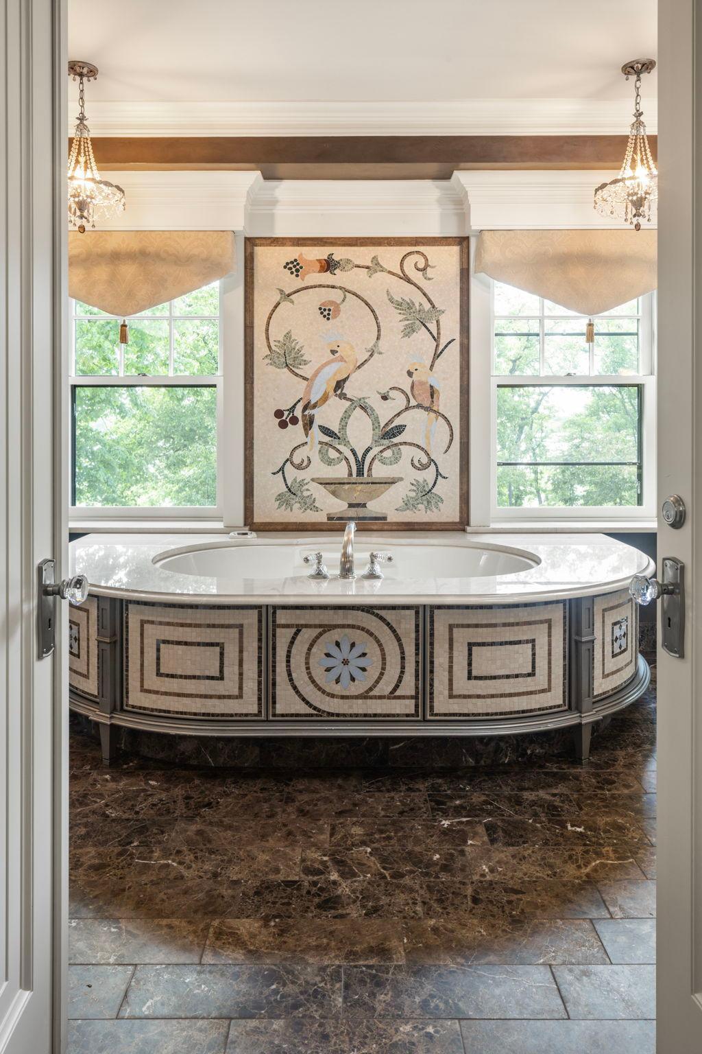 Custom tub in primary bath