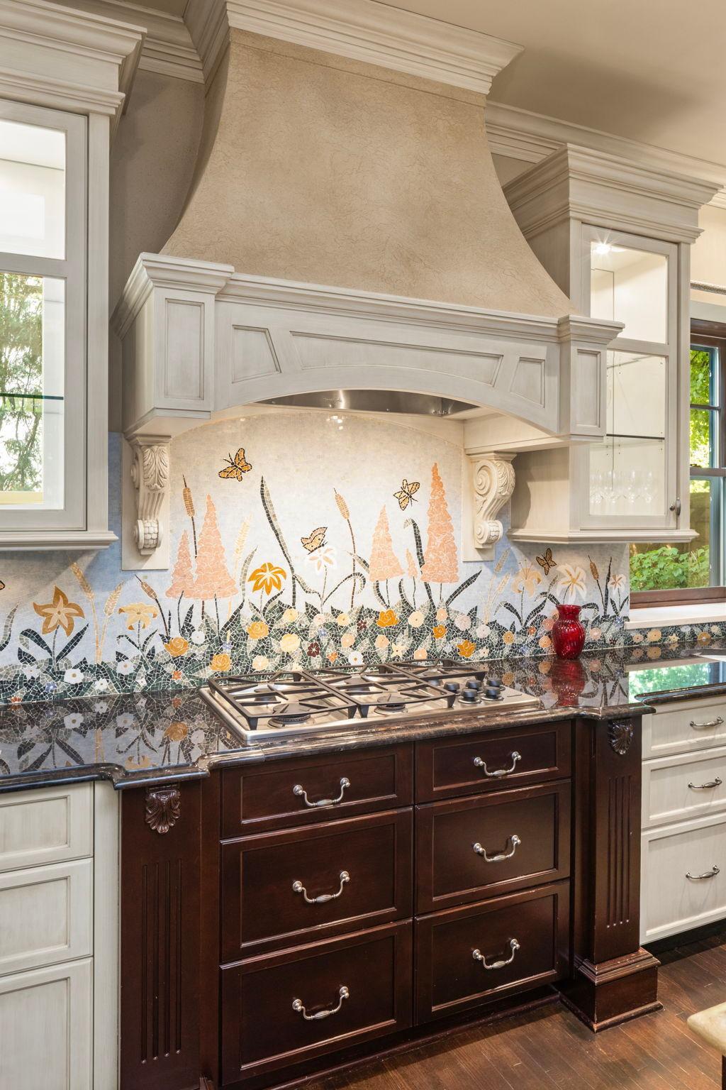 Custom backsplash