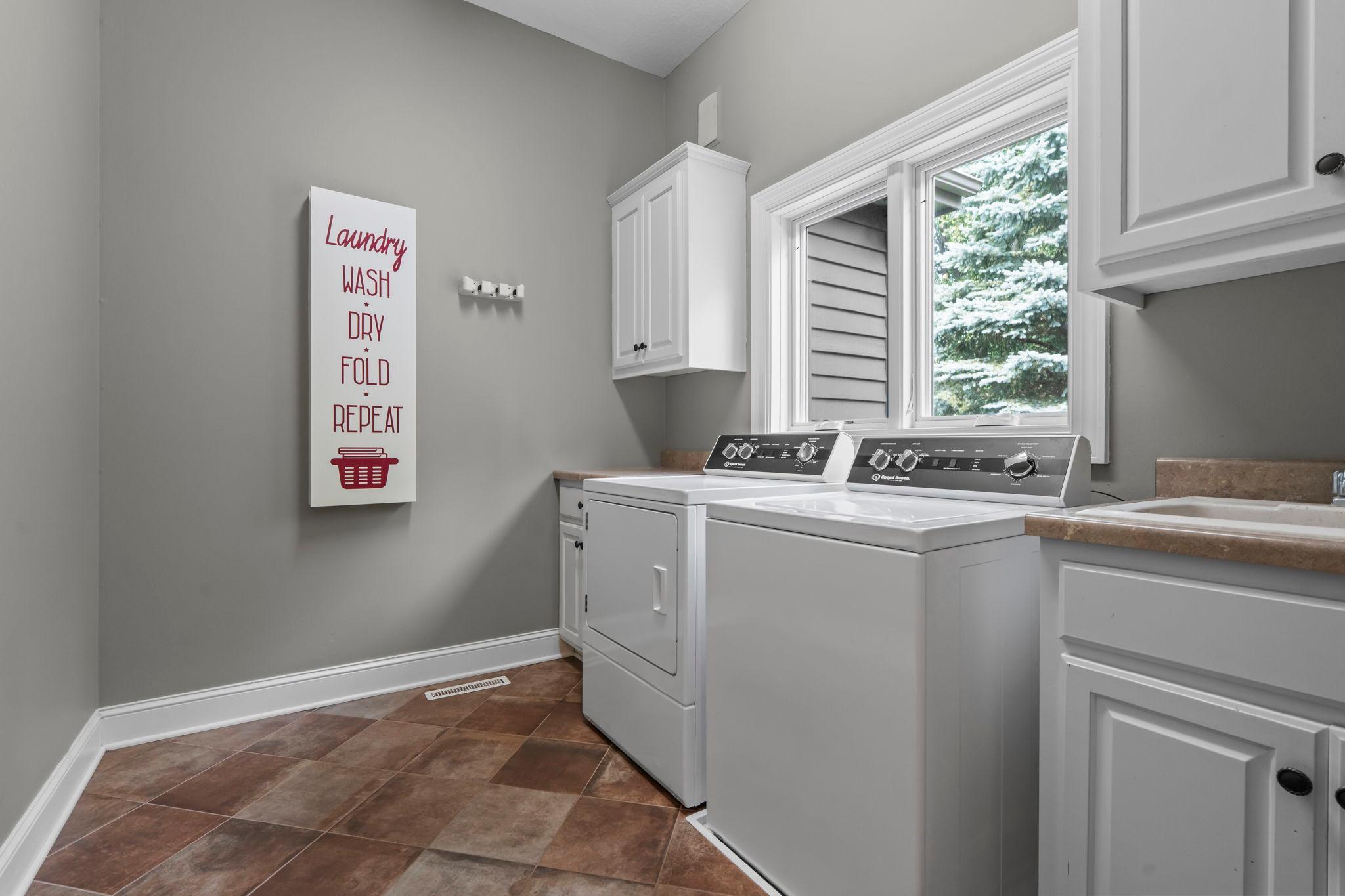 Main level laundry