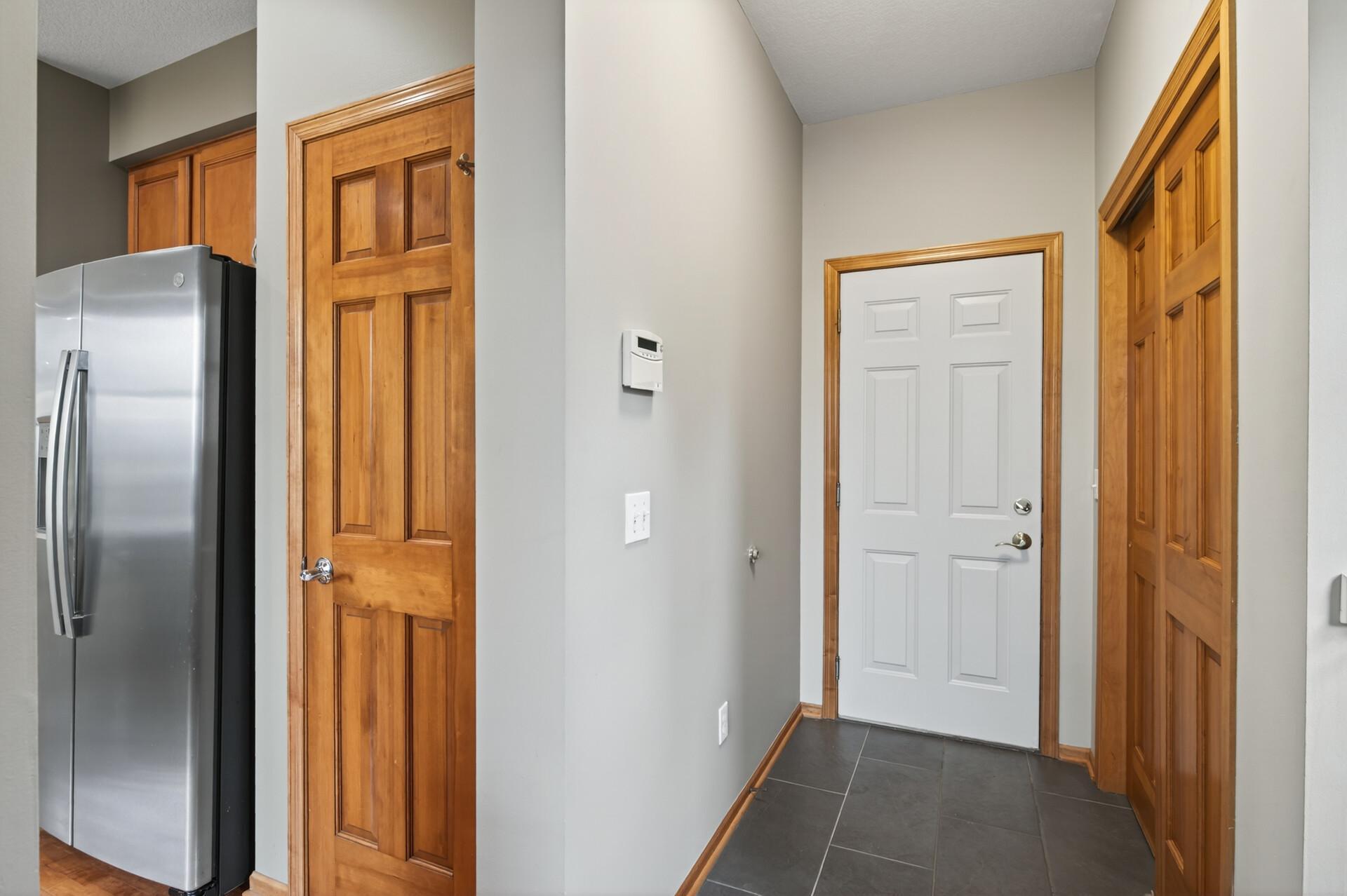 Entry from garage