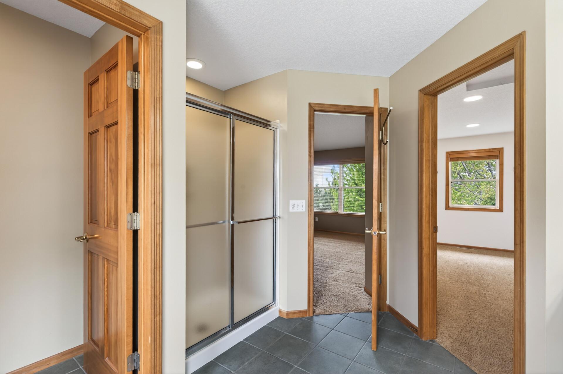 Owners suite shower stall