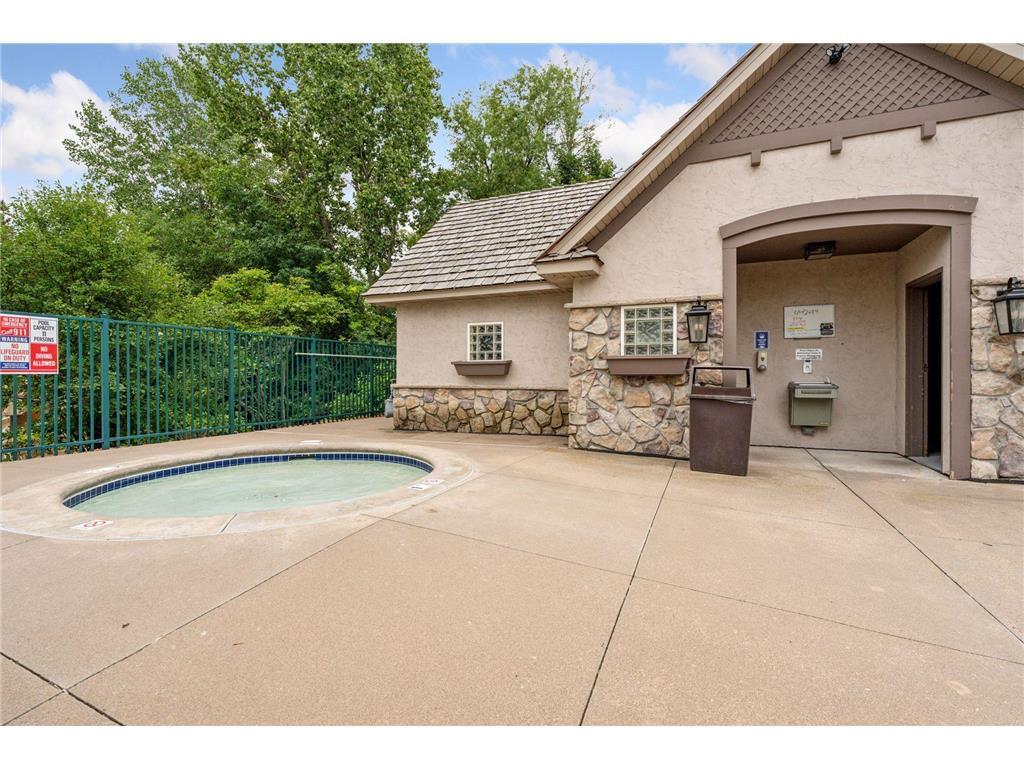 Community hot tub and club house