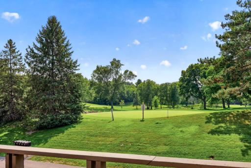 Golf course views off the deck!