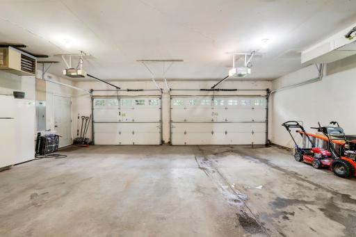 Large 3 car garage