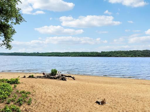 Clean, sandy and private beach