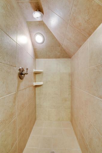 3/4 bath includes tiled shower