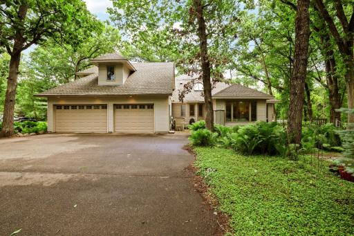 Side view of the home
