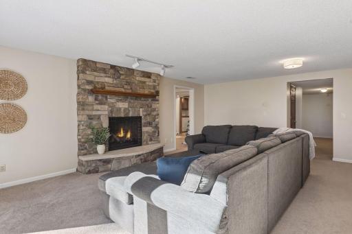 The exercise room and media/theatre room are just off of the family room.