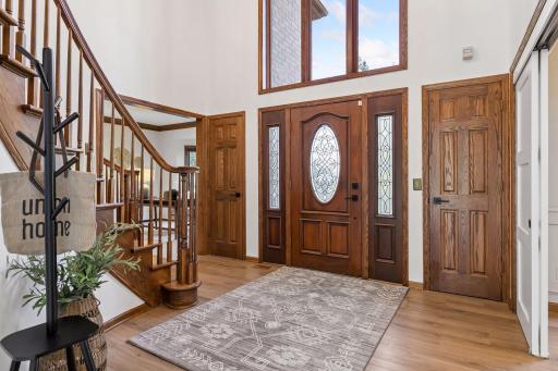 Welcoming front entrance with 2 nice sized front closets