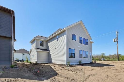 Rear Elevation *Sod and Irrigation included in the price of the home