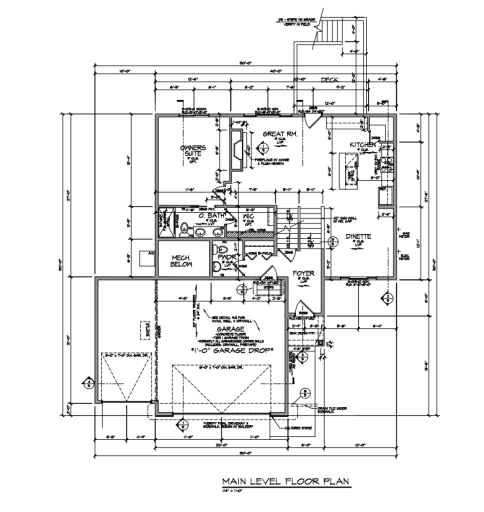 Main Level Floor Plan