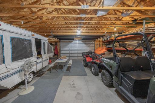 Interior of attached garage