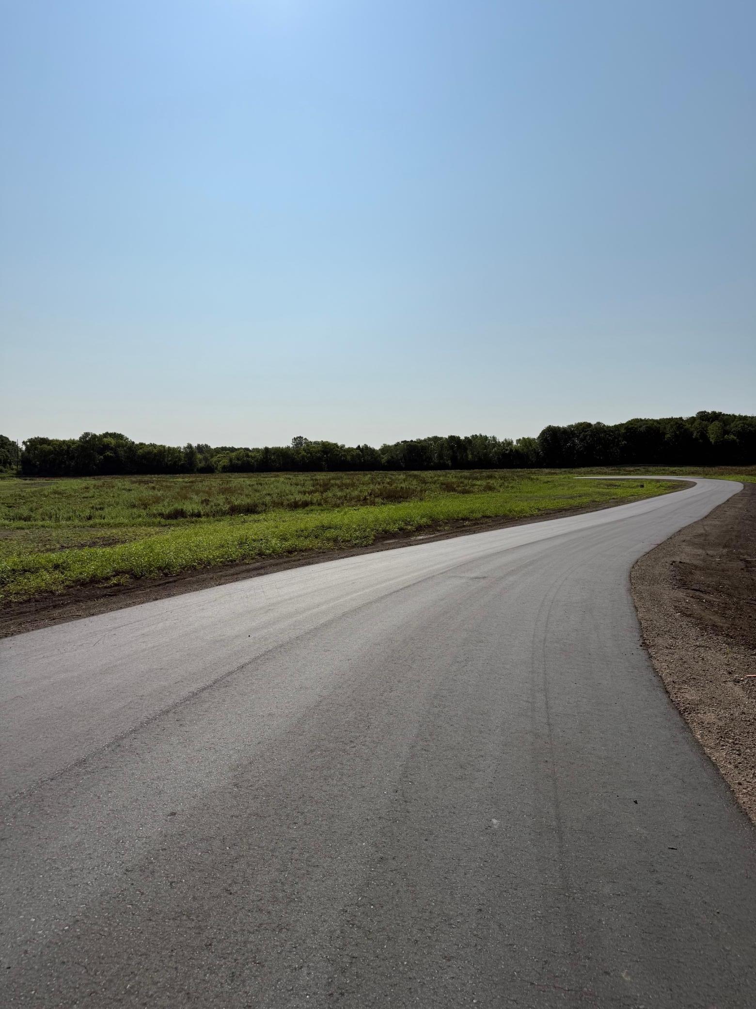 private road newly built