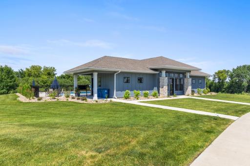 Riverwalk Clubhouse features gathering room, huge kitchen and dining room. For Riverwalk homeowners: reserve for your get-together, event or party!