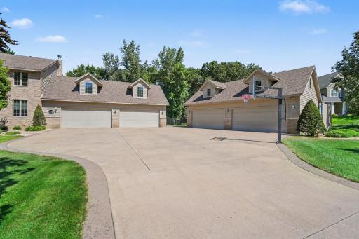 Not one, but two 4-car heated garages provide an incredible 8-car heated garage capacity—a rare find with room for vehicles, toys, hobbies and more. Both garages also offer unfinished loft space, creating possibilities for additional equity.