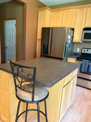 Center Island with seating and storage