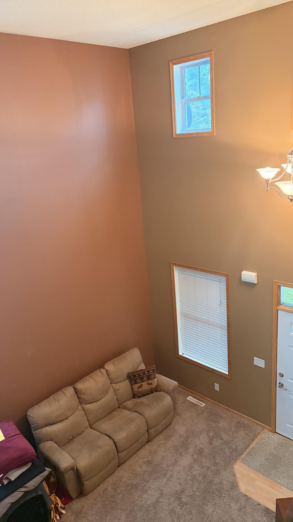High Ceilings in Great room Looking down from the UL