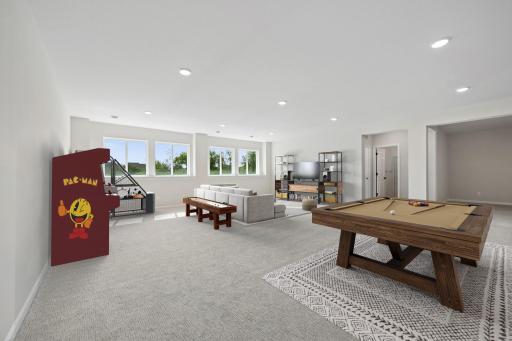 Finished Basement Family Room