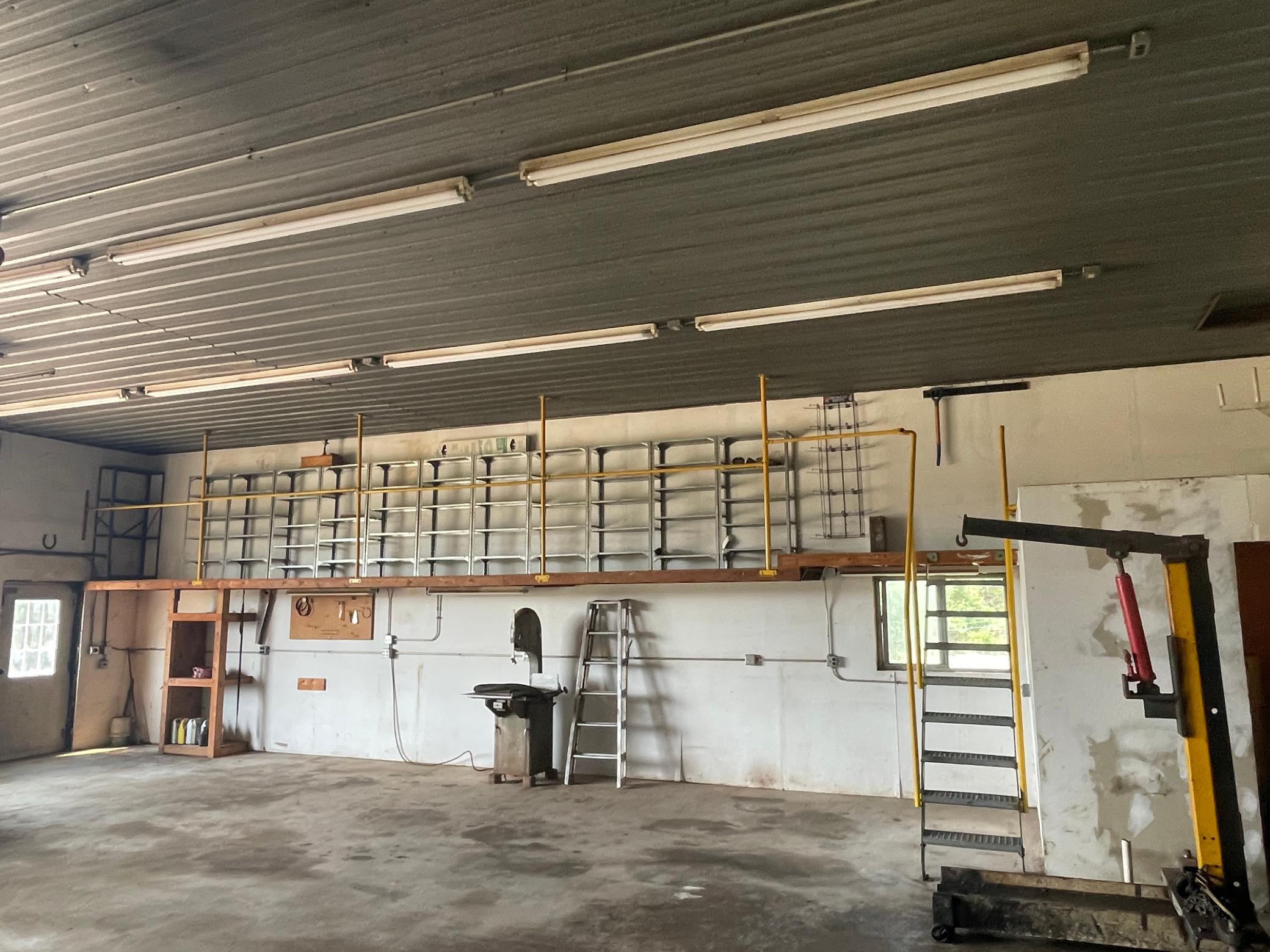 Interior of Morton shop.