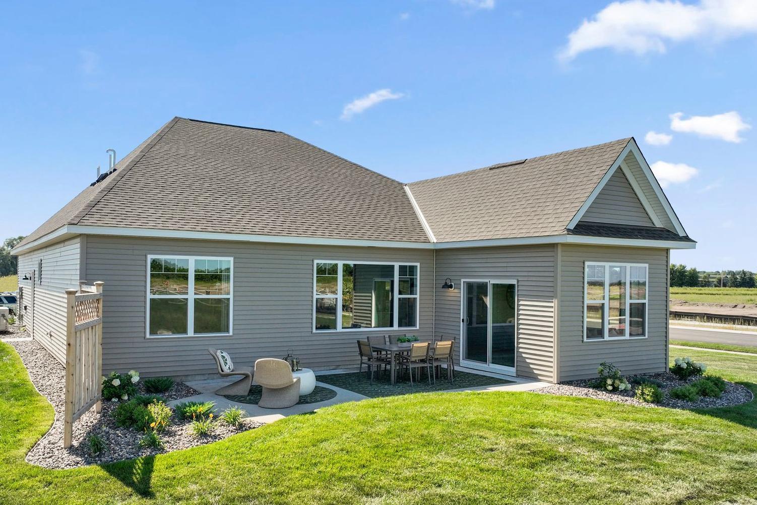 Your home is complete with a concrete patio and cedar privacy fence!