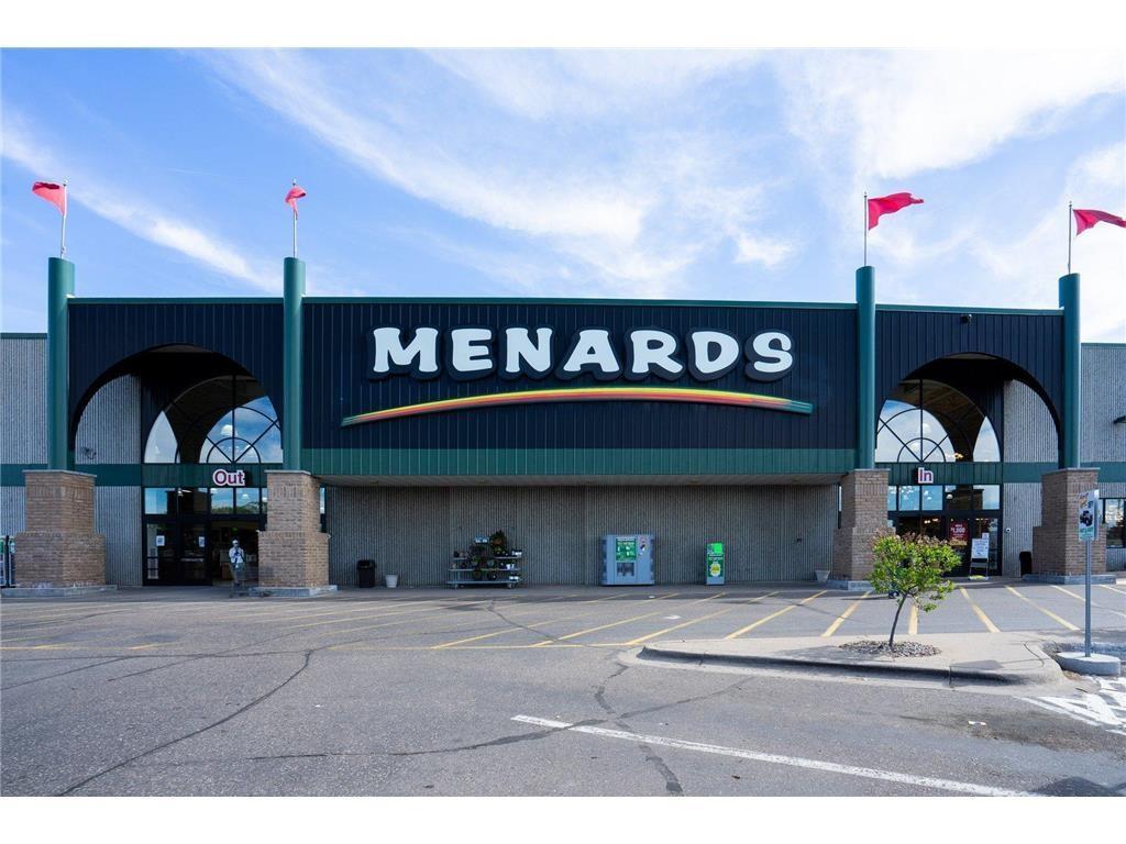 Menards is just 8 minutes away!