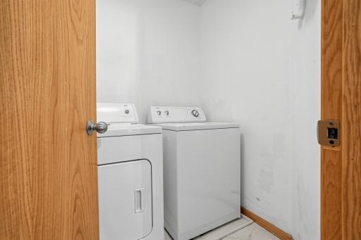 Upper level laundry room for easy convenience