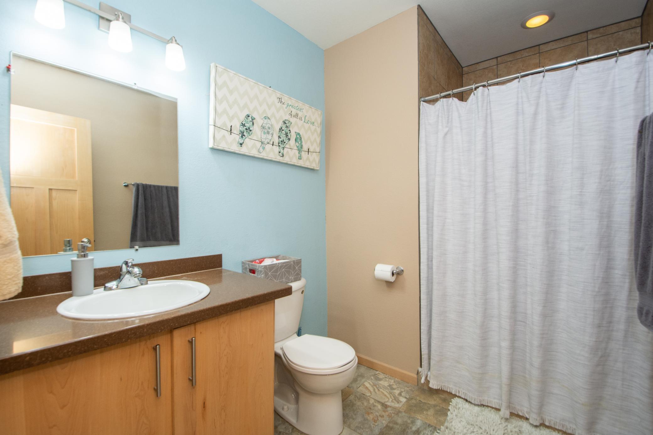 lower level bath-in floor heat