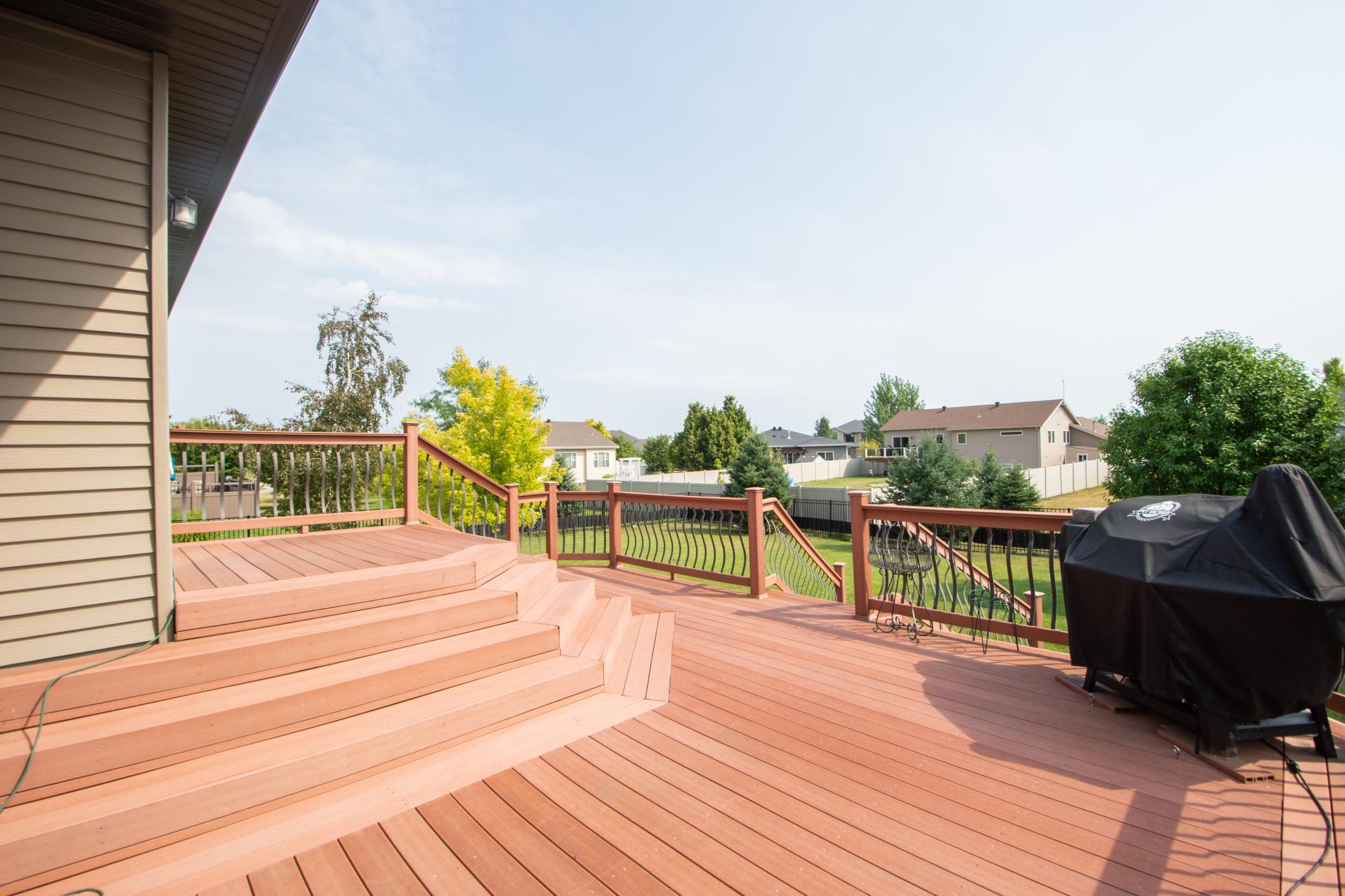 2 tiered composite deck