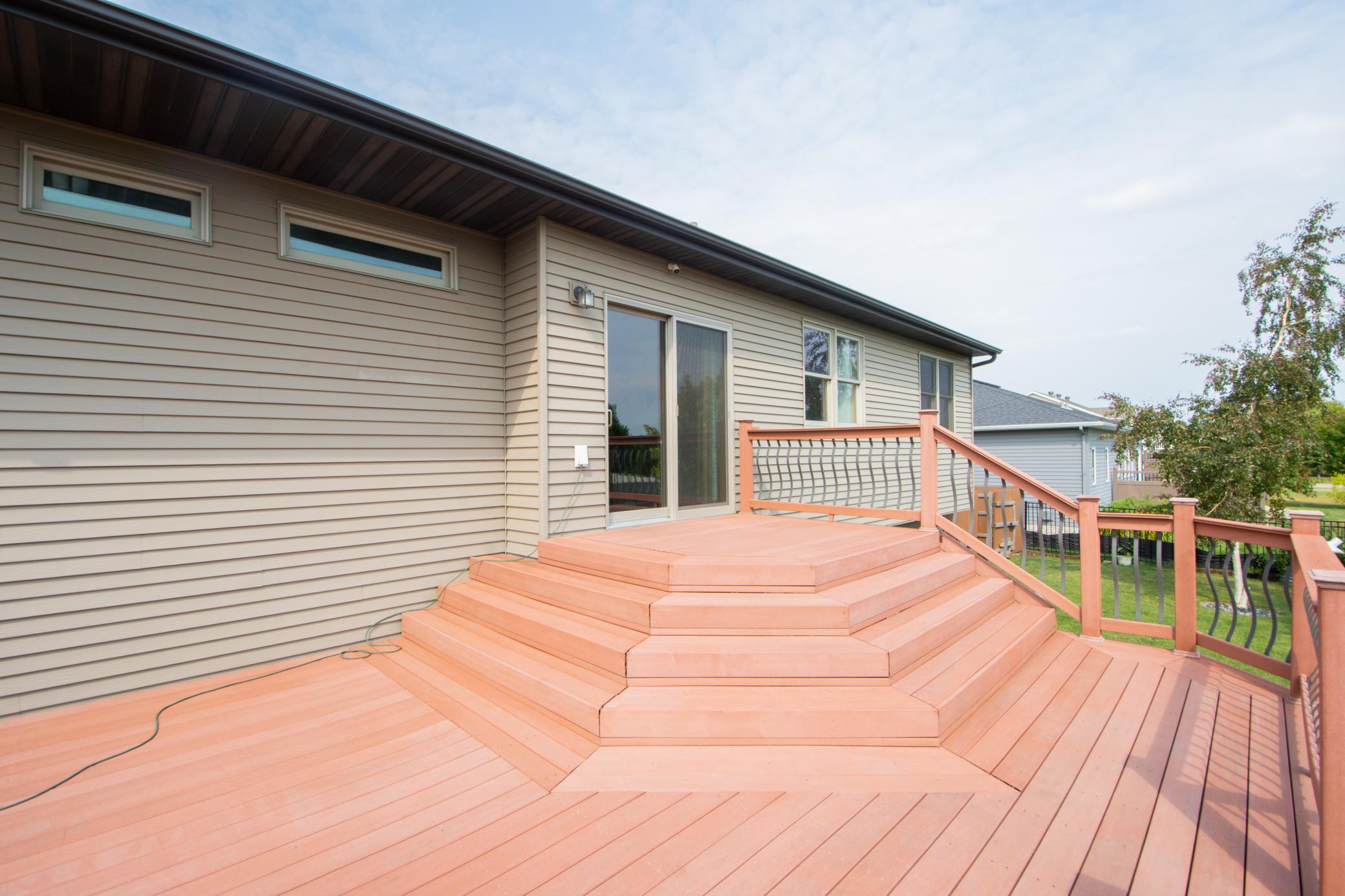 2 tiered composite deck