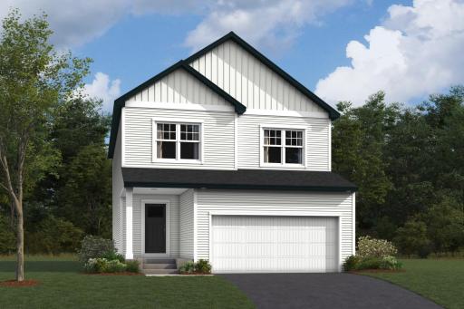 Coventry floorplan, elevation C. Pic is for elevation purposes only.