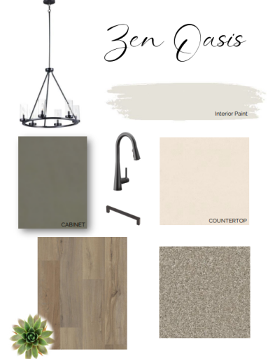 Designer curated collection - Zen Oasis - Black