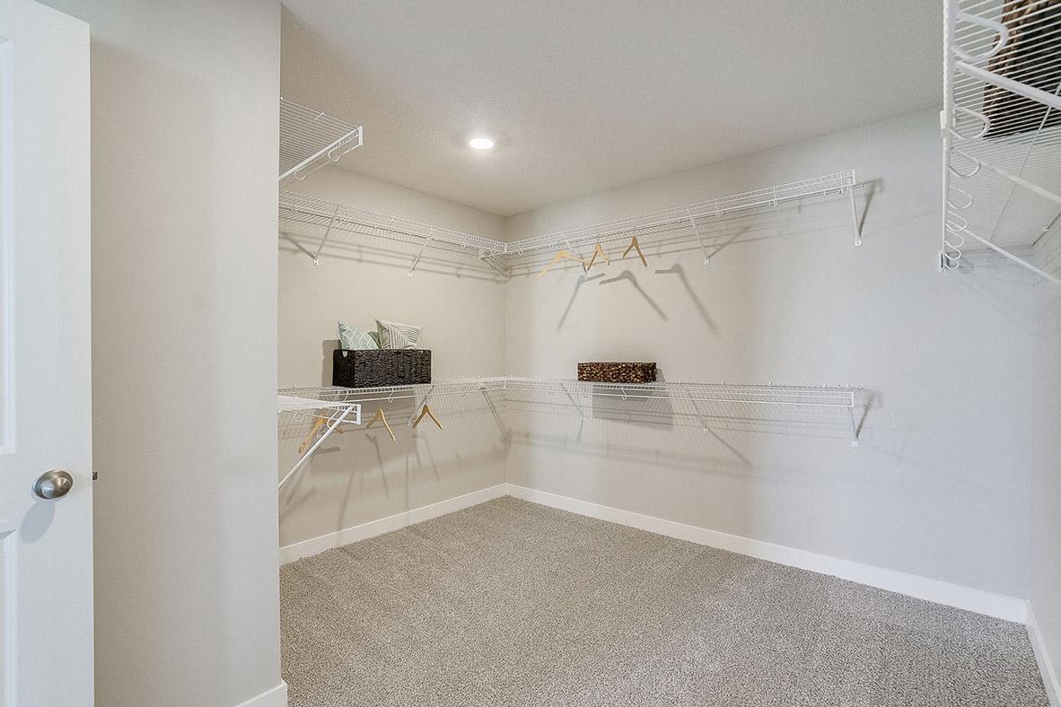 Primary is completed with this large walk-in closet