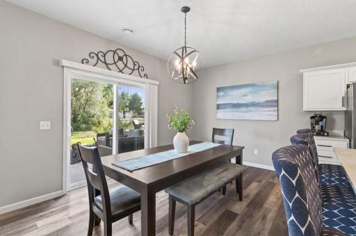Open up to possibility. ??? This dining space perfectly merges comfort with the great outdoors.