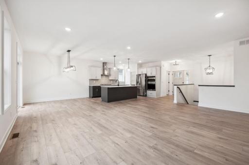 Family room that offers an open floor plan