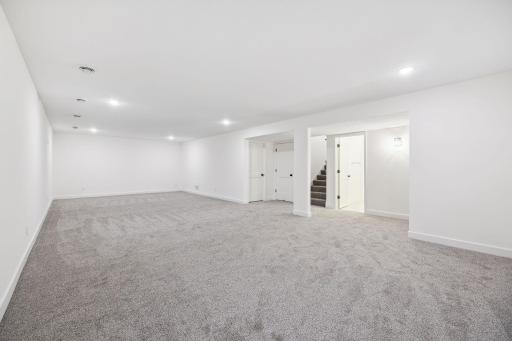 Lower level on a (full-basement lot) This home will have a walkout lower level.