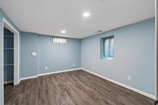 Large 4th lower level bedroom/ flex room/office space