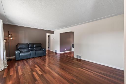 Gleaming hardwood floors throughout the main floor. House is move in ready