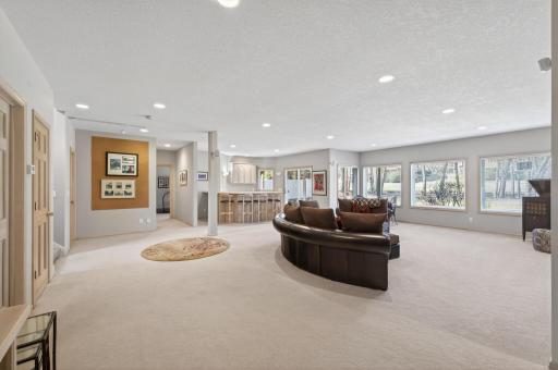 So much room to entertain in the large Family room