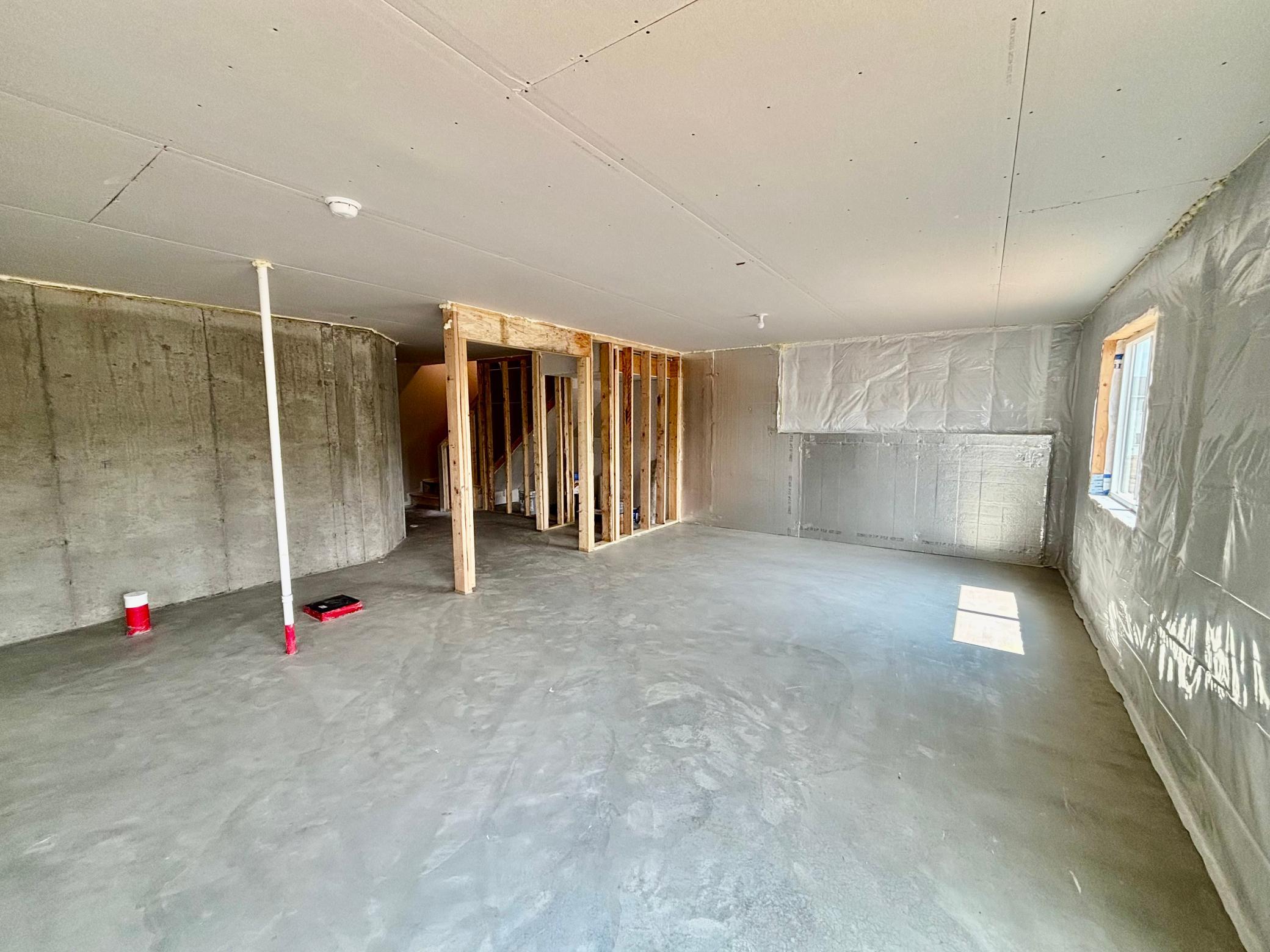 Unfinished Walkout Lower Level - The Hillcrest at 837 Walnut Grove Lane in Oakview Ridge!