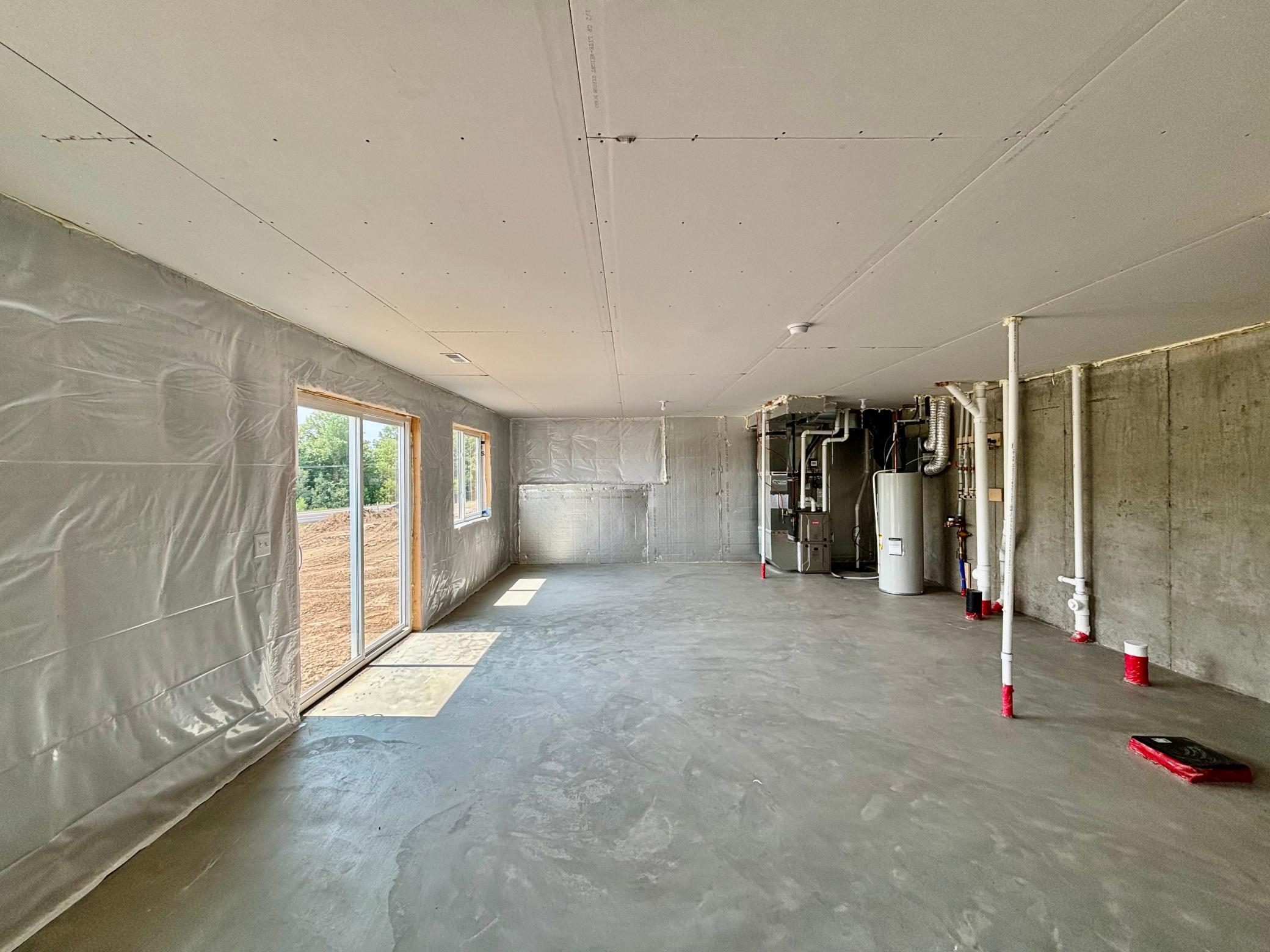 Unfinished Walkout Lower Level - The Hillcrest at 837 Walnut Grove Lane in Oakview Ridge!
