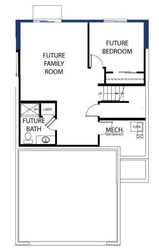 Lower Level Floor Plan. Information deemed reliable but not guaranteed.