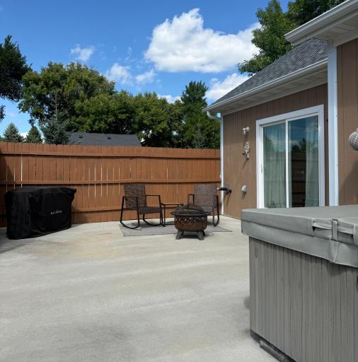 Private Patio off Primary Bedroom