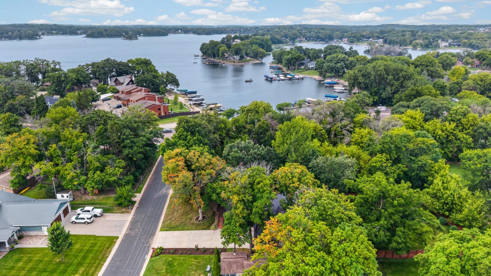 Lower and Upper Prior Lake are just steps away from this centrally located home!