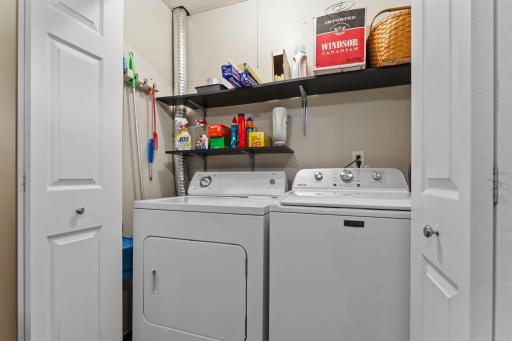 Convenient laundry.